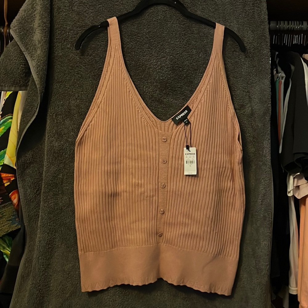 NWT EXPRESS sweater tank top